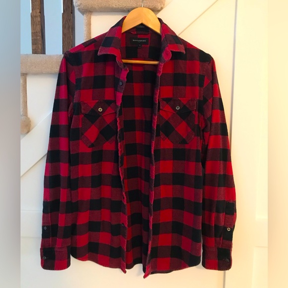 Banana Republic Other - Banana Republic Buffalo Plaid Flannel Shirt Size Small Men’s
